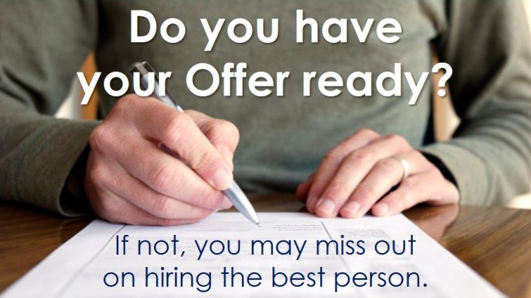 Do You Have Your Offer Ready?