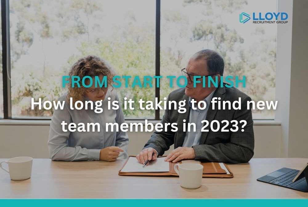 How long is it taking to find new team members in 2023